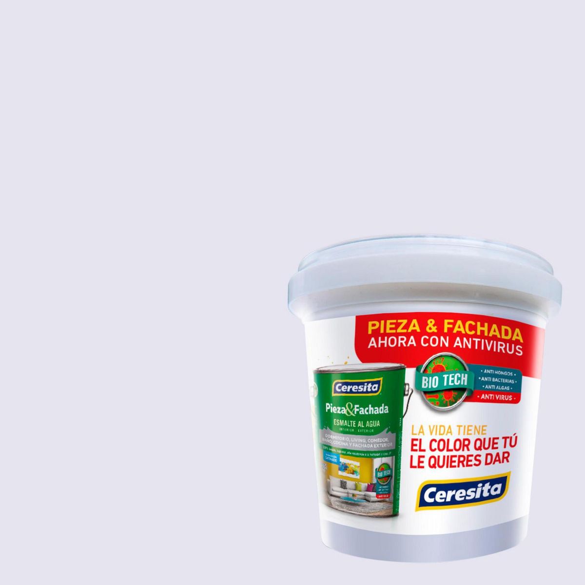 CERESITA - Muestra Color 0.1 l Satinado Púrpura Light Lilac