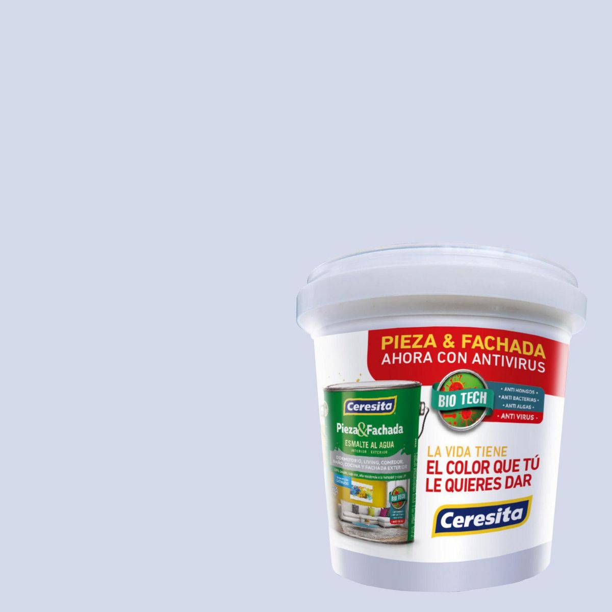 CERESITA - Muestra Color Satinado 100 ml Azul Pastel Periwinkle 