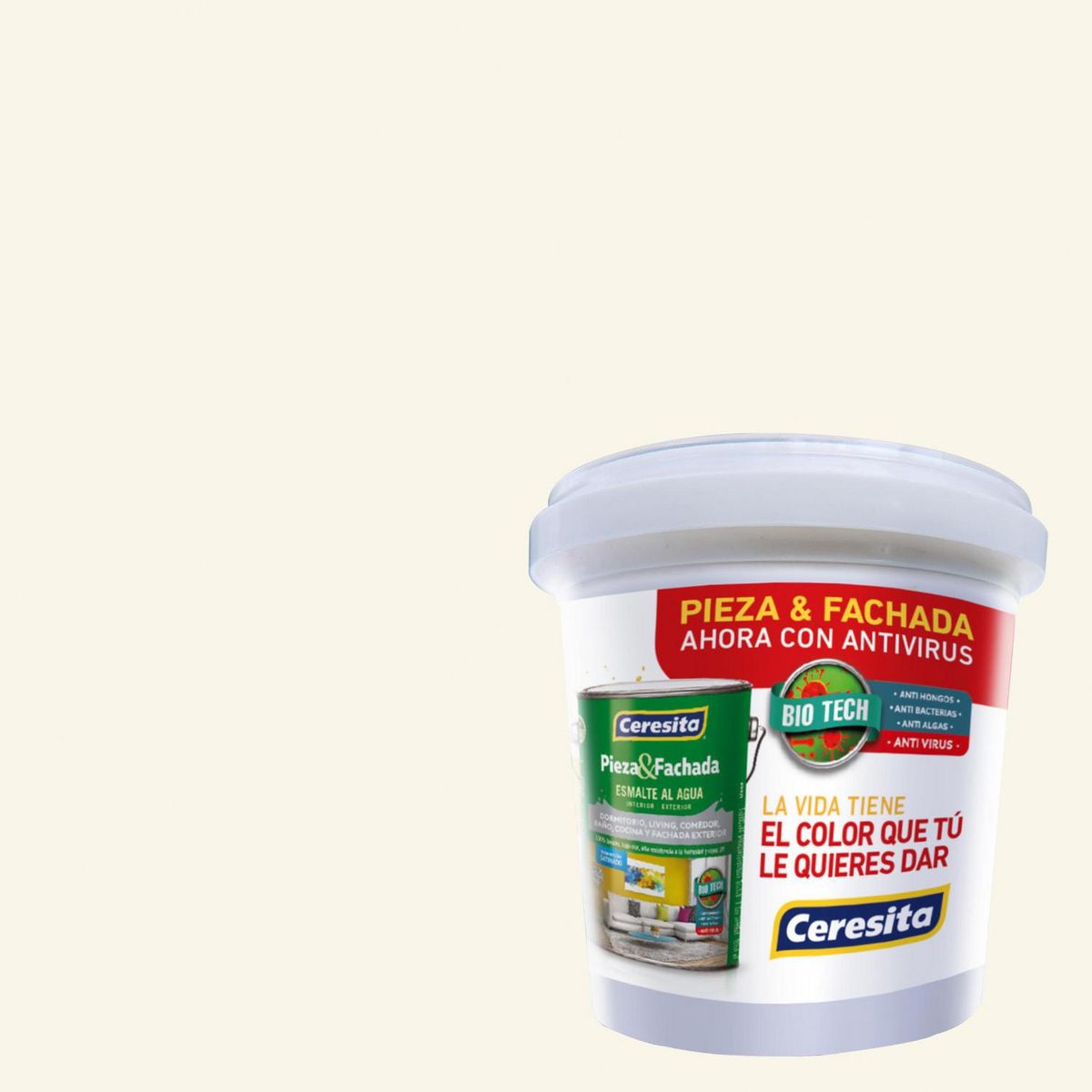 CERESITA - Muestra Color Satinado 100 ml Amarillo Snow Gum 