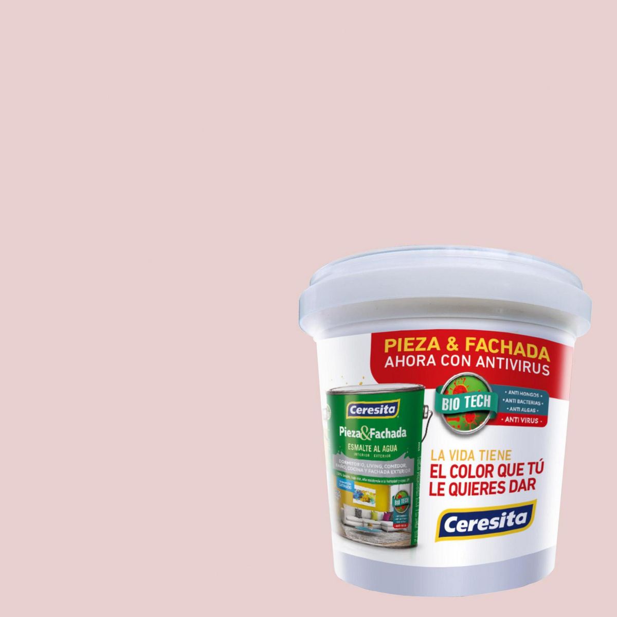 CERESITA - Muestra Color 0.1 l Satinado Rojo Wild Carnation