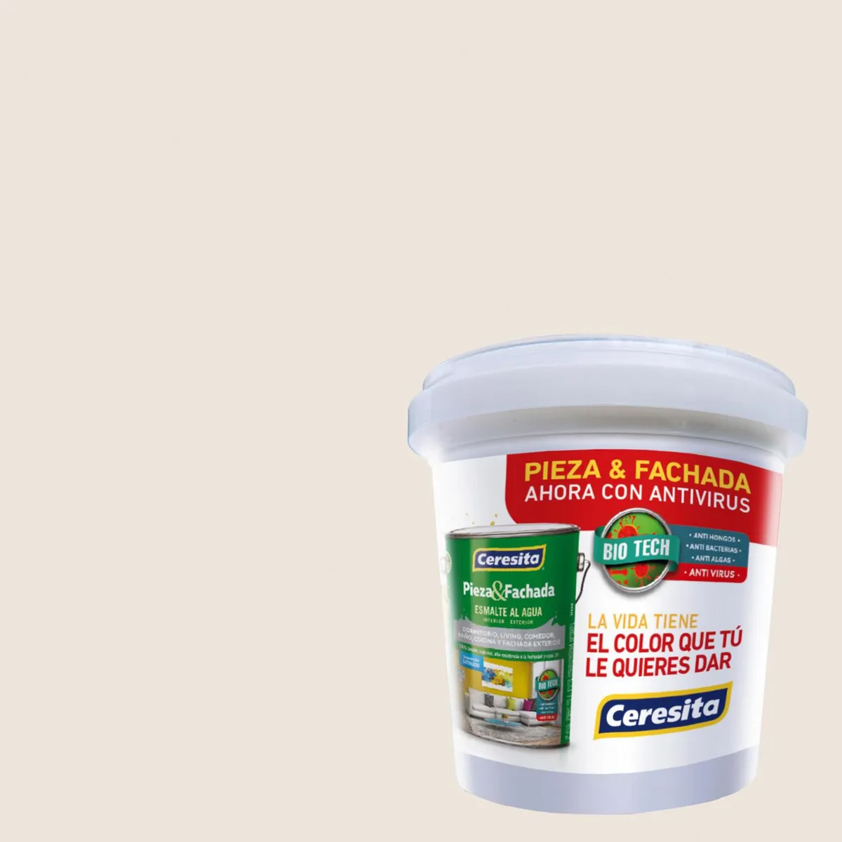 CERESITA - Muestra Color 0.1 l Satinado Amarillo Pongee Tint