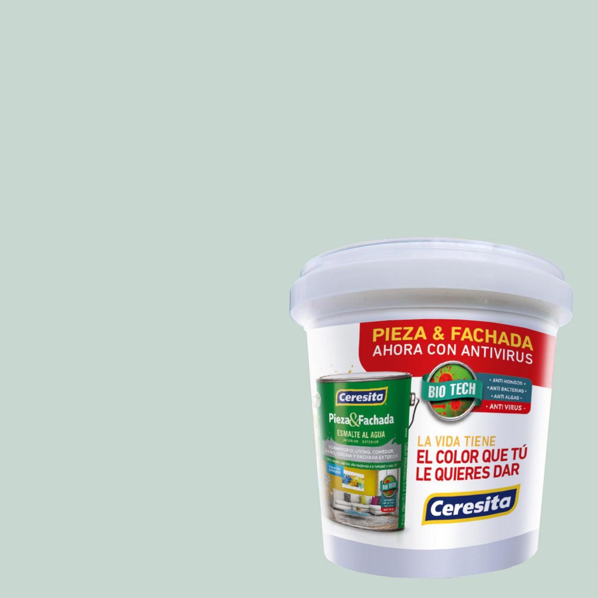 CERESITA - Muestra Color 0.1 l Satinado Verde Green Sweeps