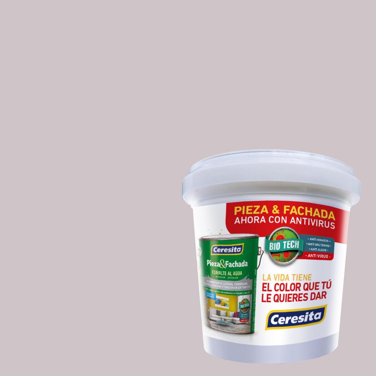 CERESITA - Muestra Color 0.1 l Satinado Púrpura Mauvedust