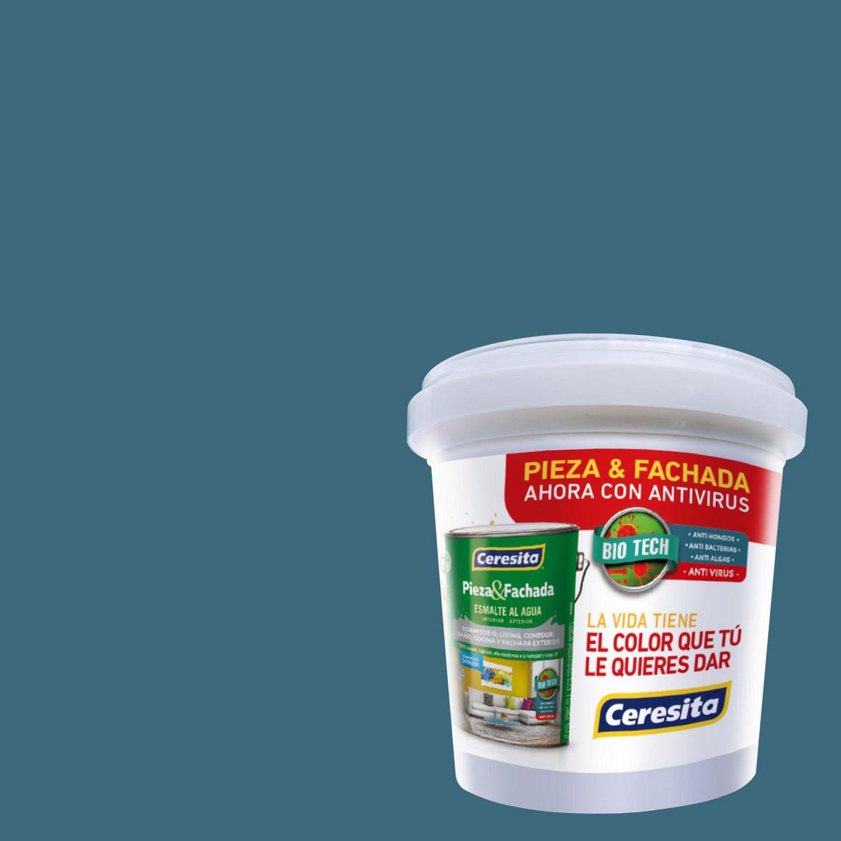 CERESITA - Muestra Color Satinado 100 ml Verde Teal Edge 