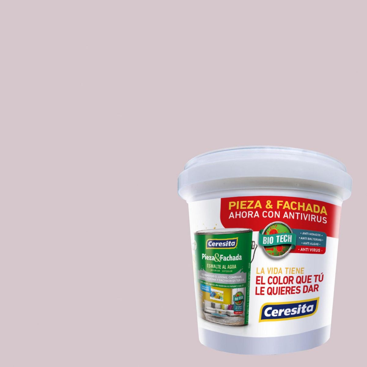 CERESITA - Muestra Color 0.1 l Satinado Púrpura Mauvelous