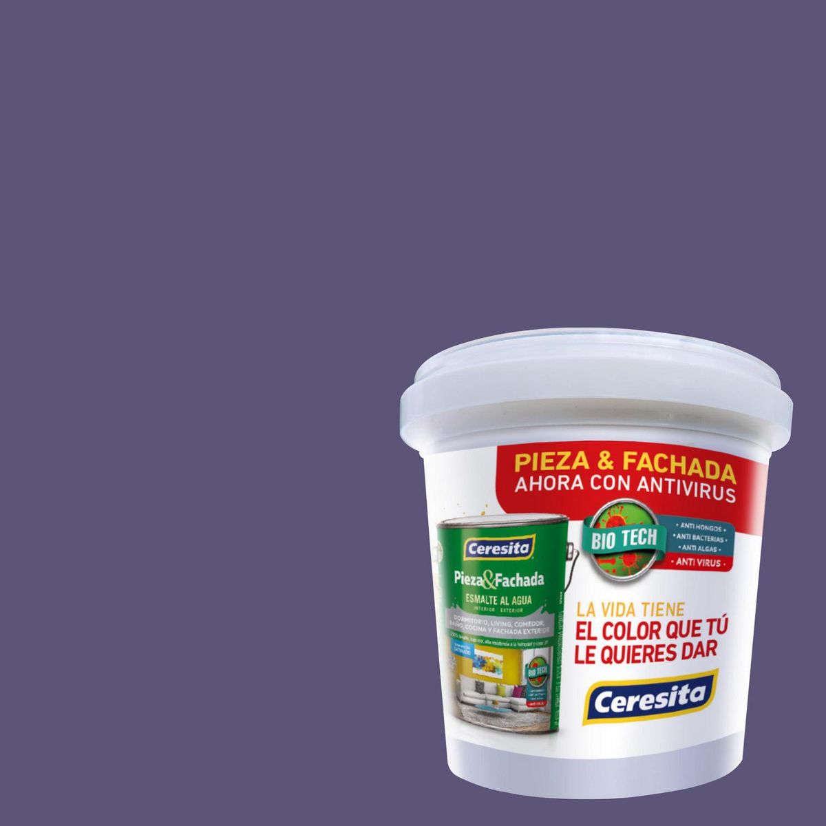 CERESITA - Muestra Color 0.1 l Satinado Púrpura Purple Spectacle