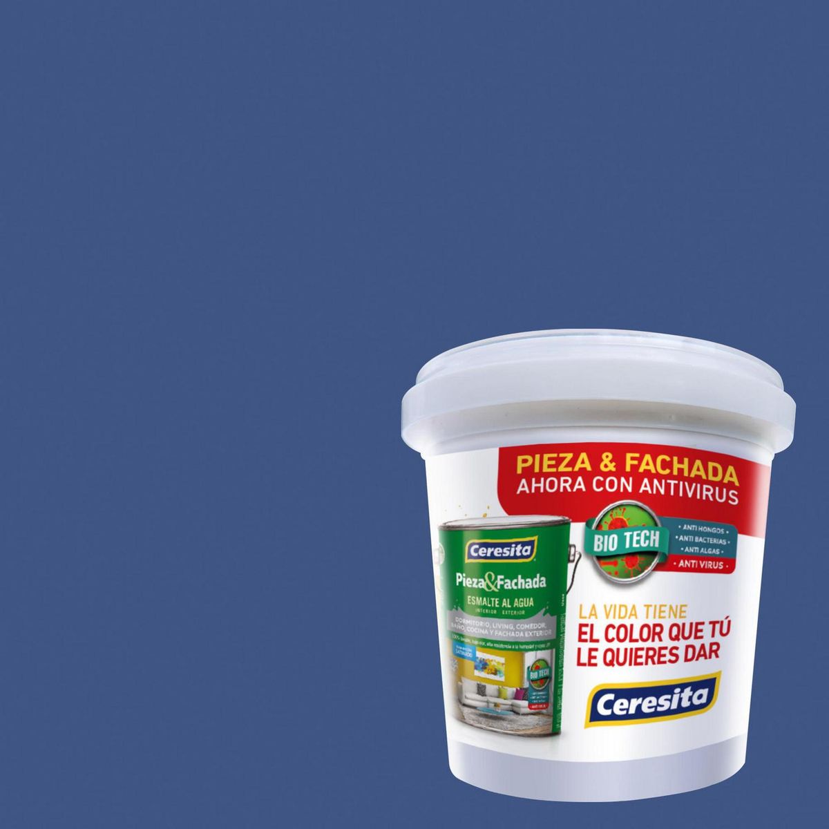 CERESITA - Muestra Color 0.1 l Satinado Azul Harbour Blue