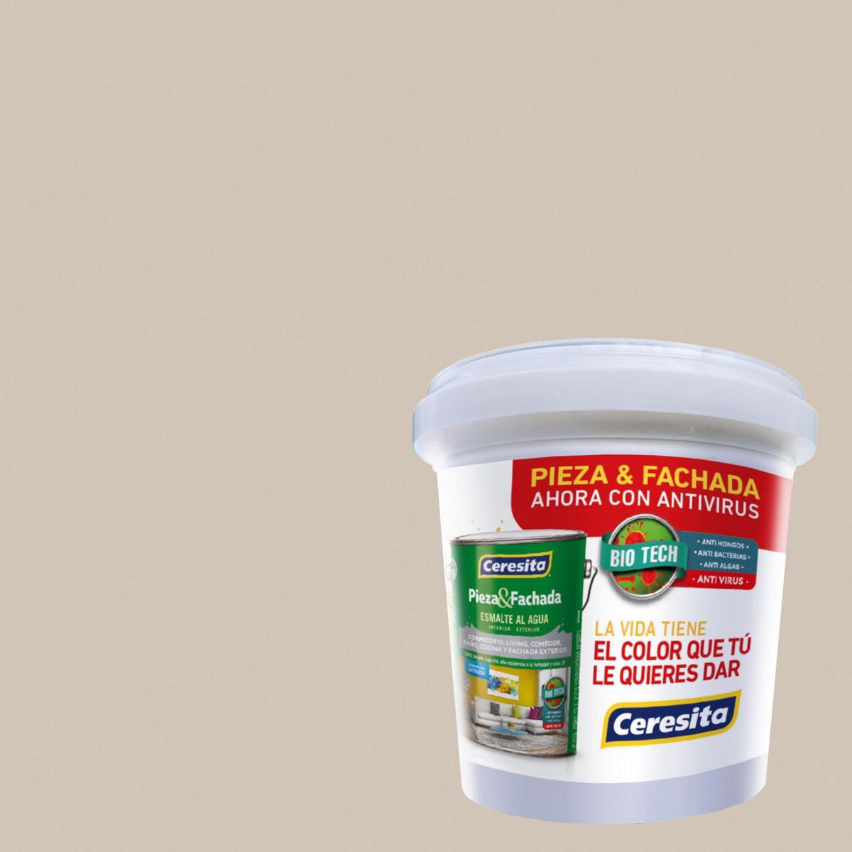 CERESITA - Muestra Color Satinado 100 ml Beige Frontier Tan 