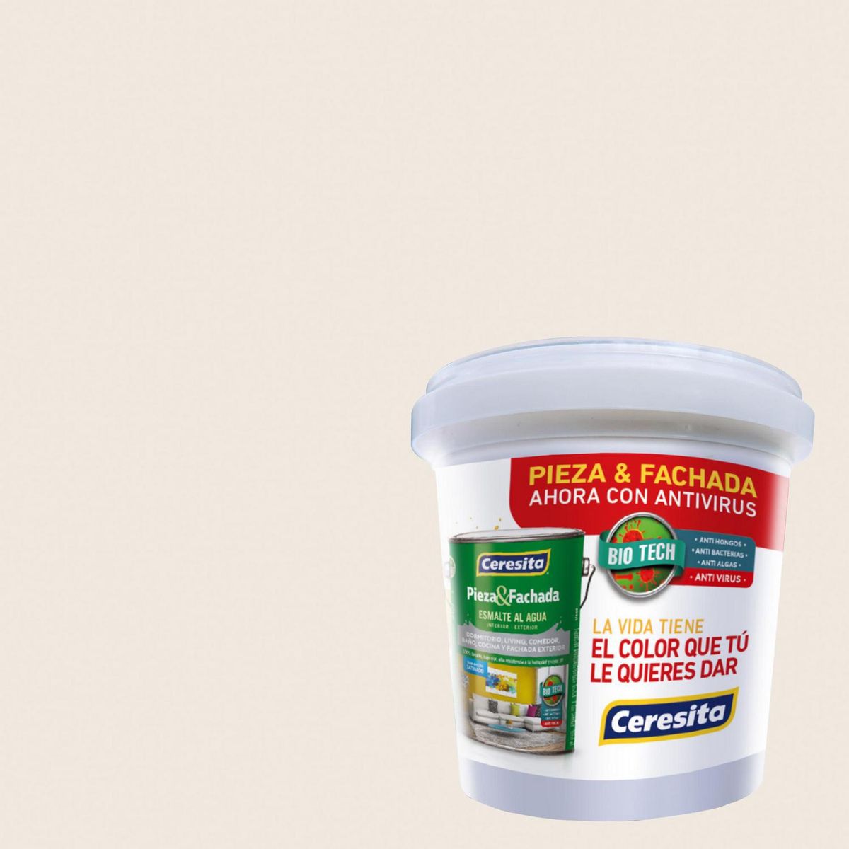 CERESITA - Muestra Color Satinado 100 ml Beige Loggia 