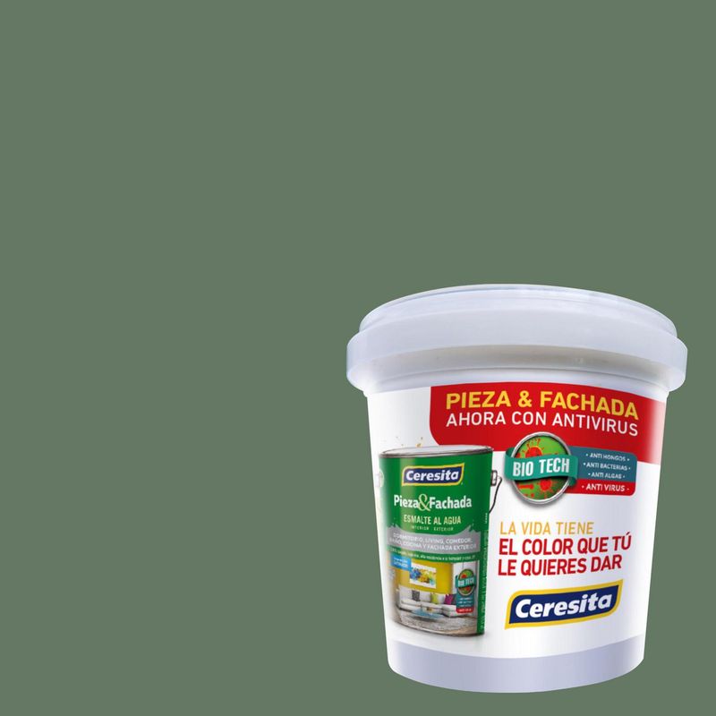 CERESITA - Muestra Color Satinado 100 ml Verde Casino Green