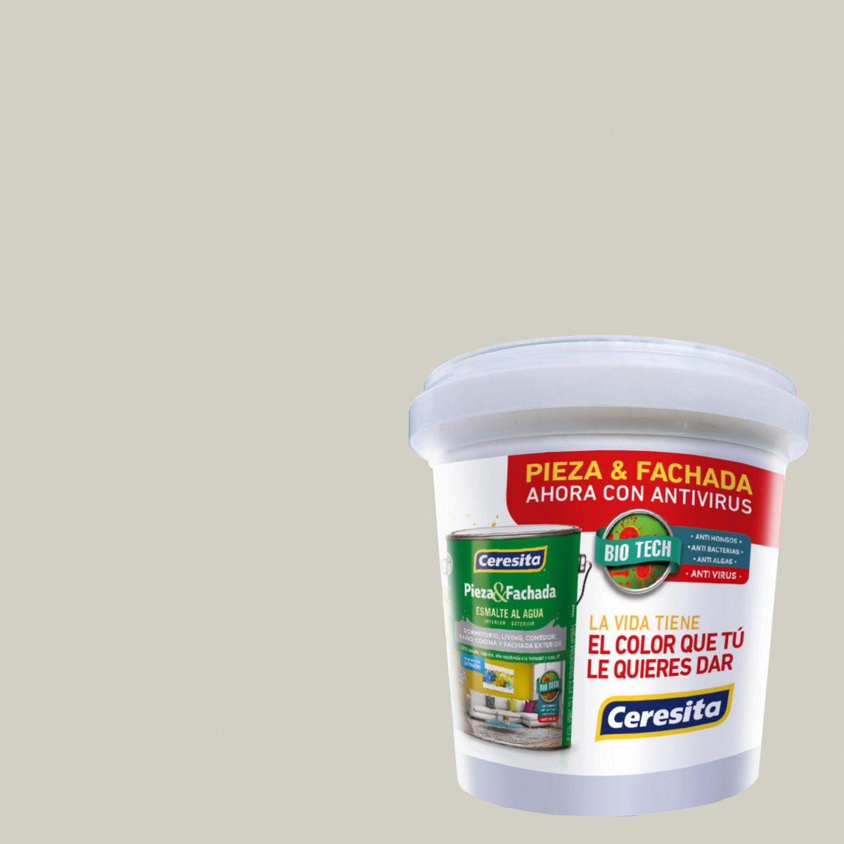 CERESITA - Muestra Color 0.1 l Satinado Gris Whippoorwill