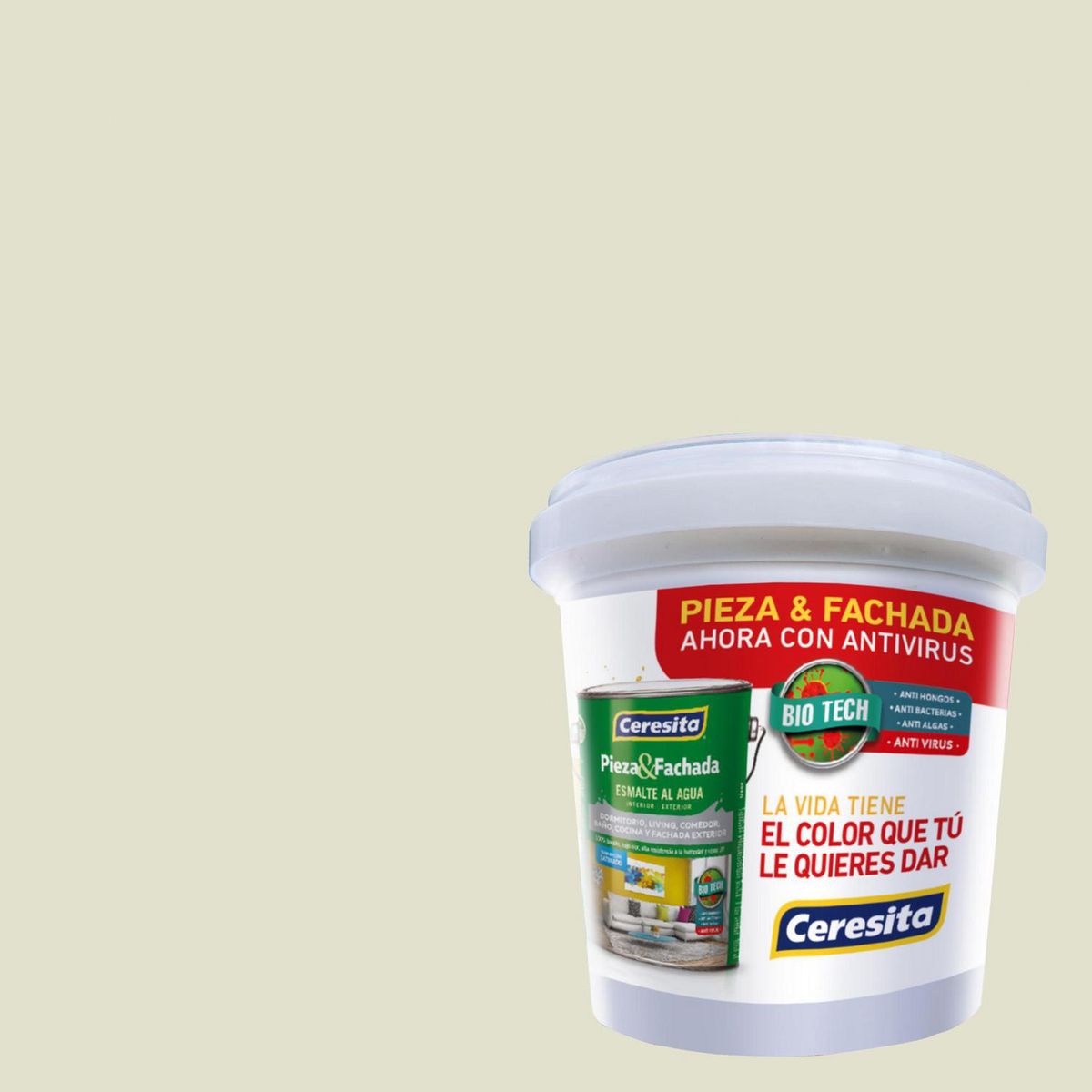 CERESITA - Muestra Color 0.1 l Satinado Verde Cut Hay