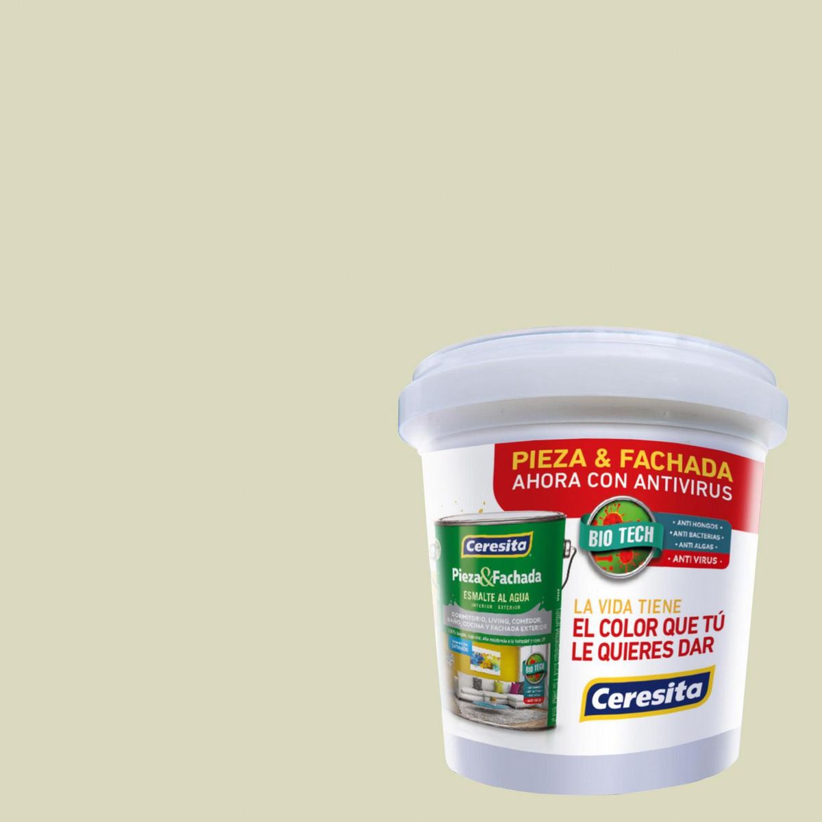 CERESITA - Muestra Color 0.1 l Satinado Verde Rock Cress