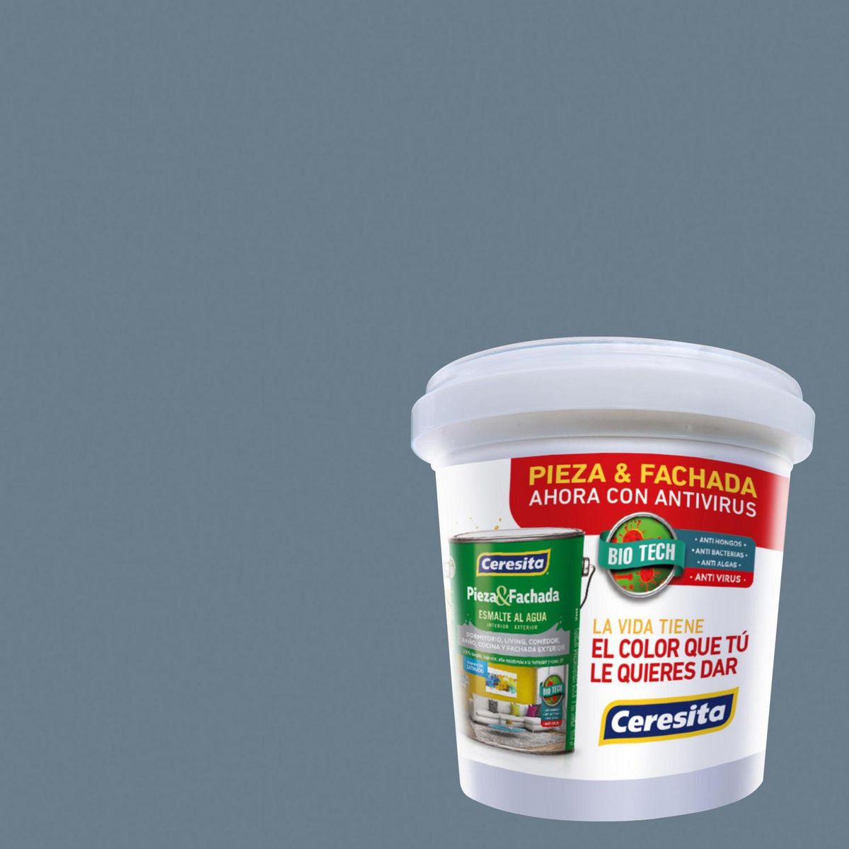 CERESITA - Muestra Color Satinado 100 ml Gris Bluecoat 