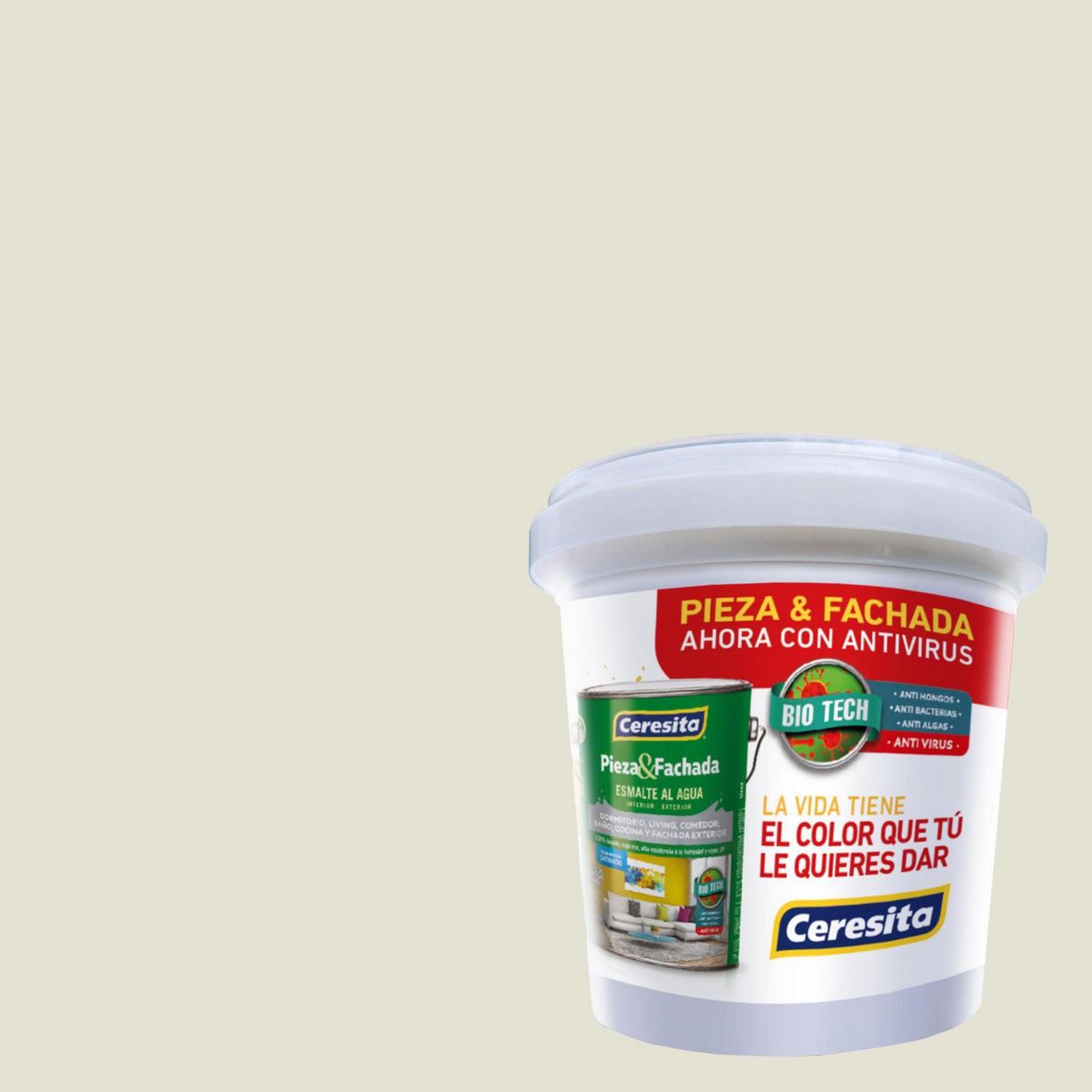 CERESITA - Muestra Color 0.1 l Satinado Verde White Leek