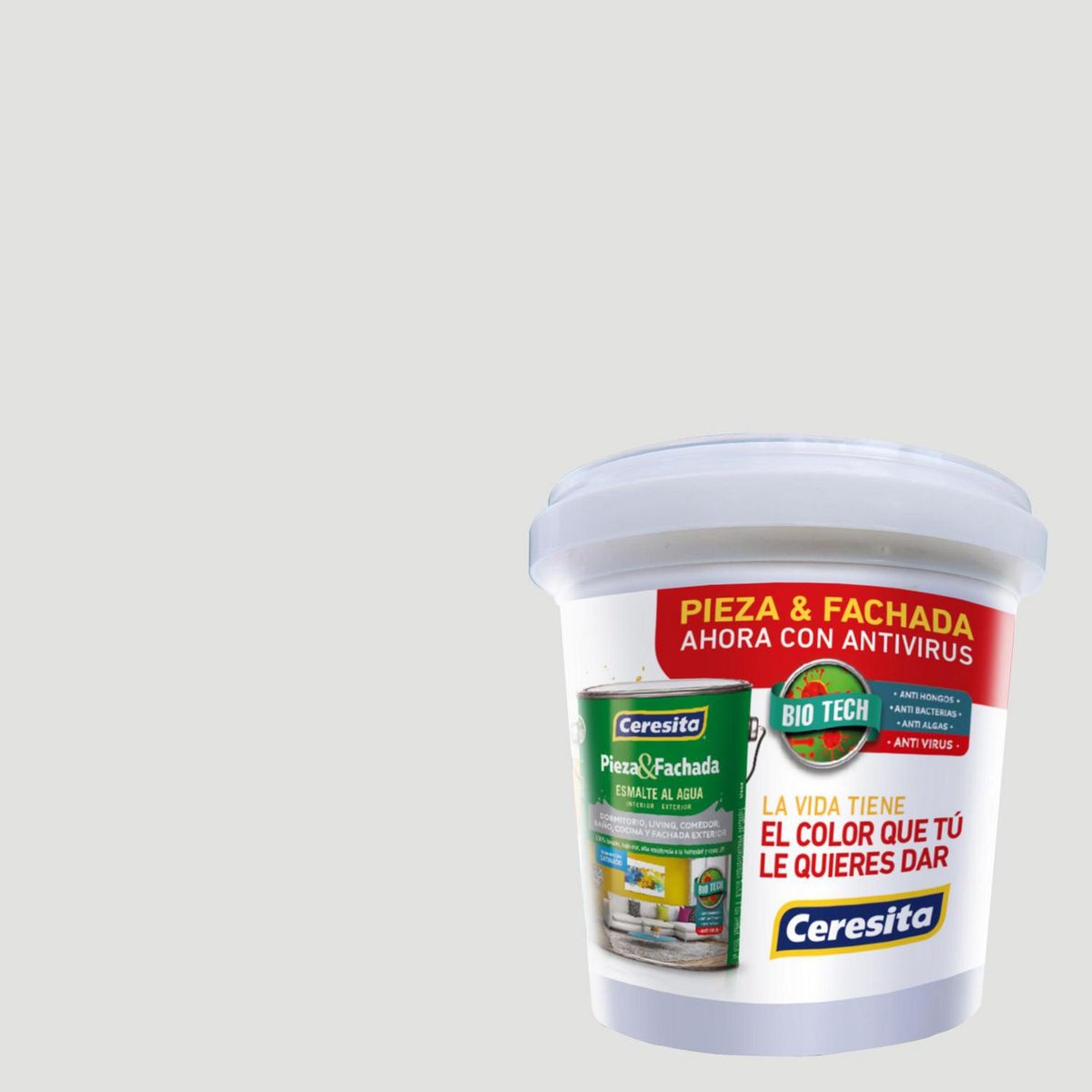 CERESITA - Muestra Color 0.1 l Satinado Gris Blizzard White