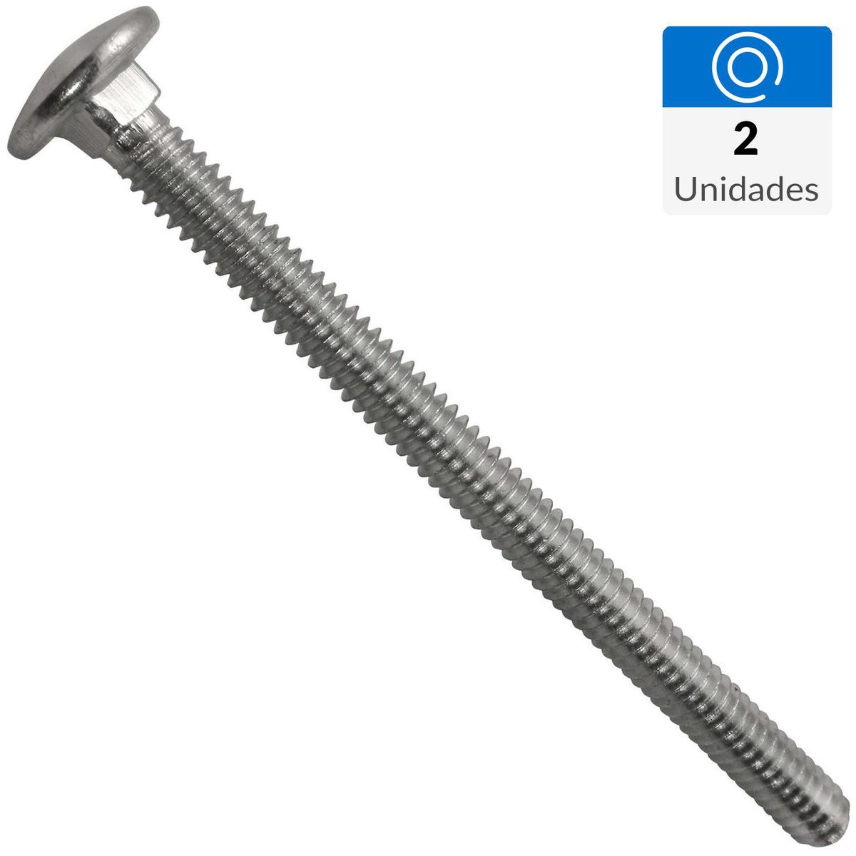 FIXSER - Perno coche 5/16" x 4" 2 unidades