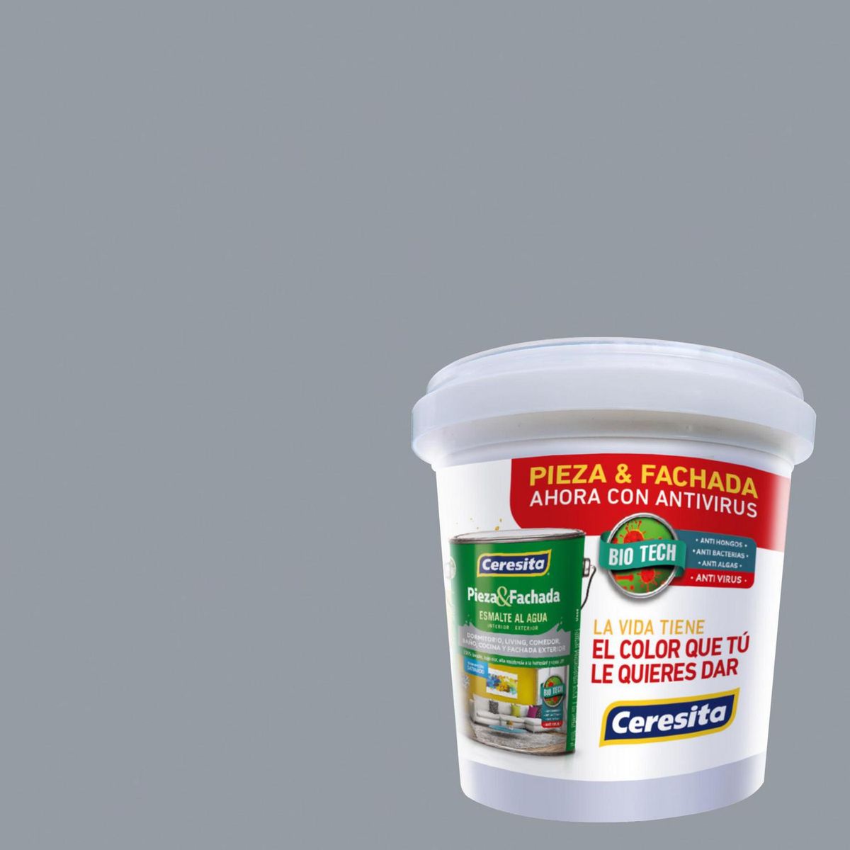 CERESITA - Muestra Color Satinado 100 ml Gris Vanderbilt Gray 