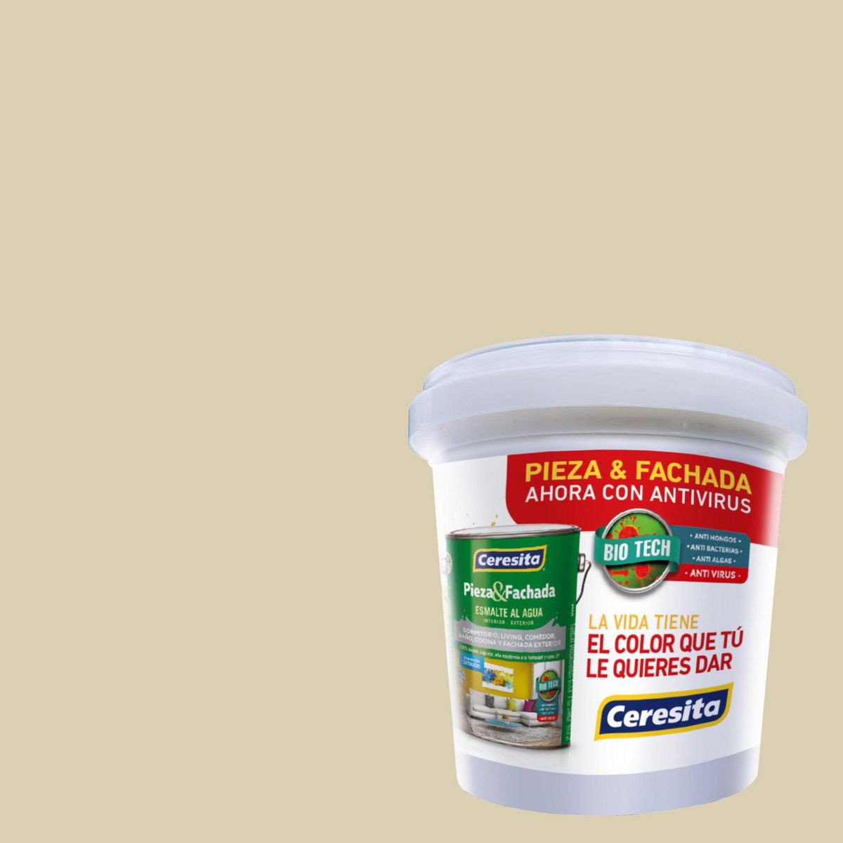 CERESITA - Muestra Color Satinado 100 ml Beige Graceful Gold 