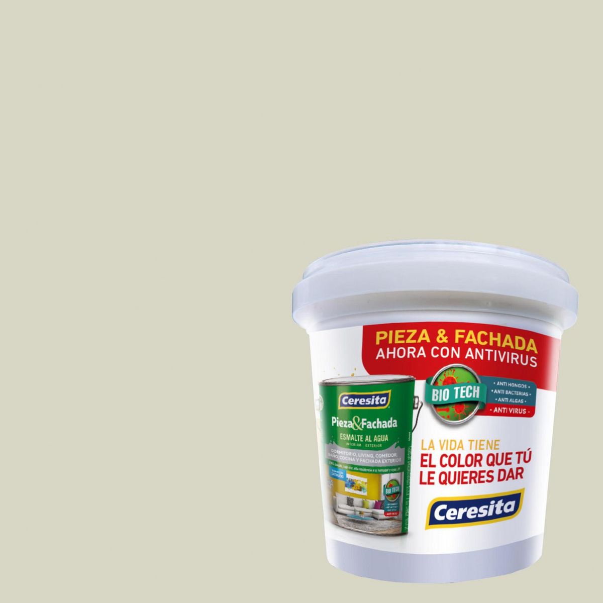 CERESITA - Muestra Color 0.1 l Satinado Beige Country Cotton