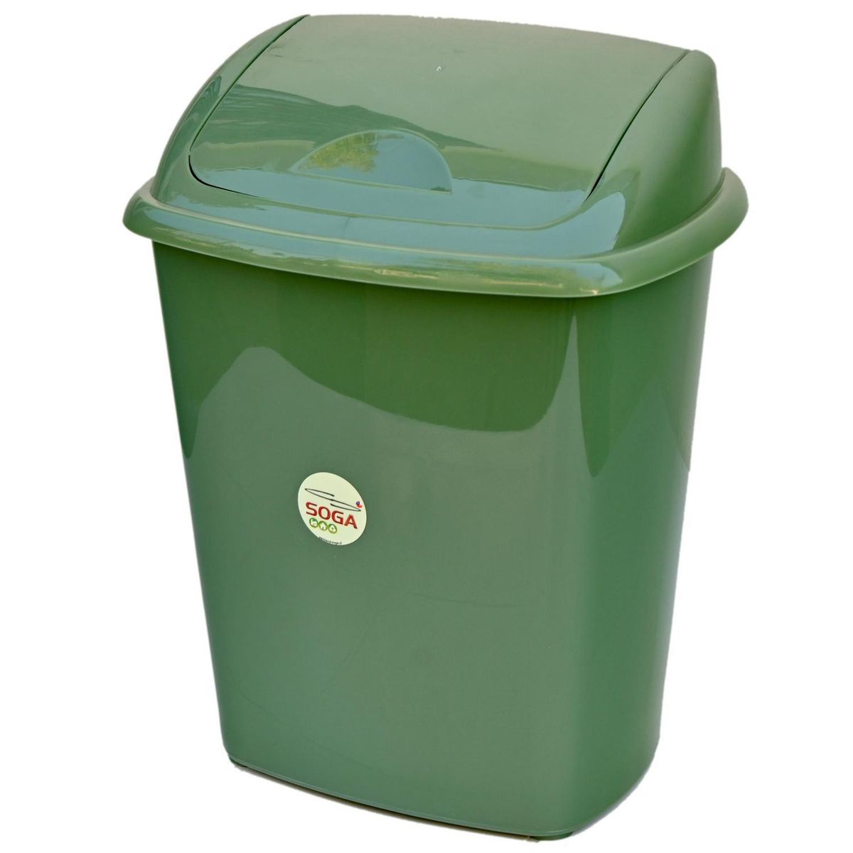 SOGA - Papelero 7 Litros Plástico Verde