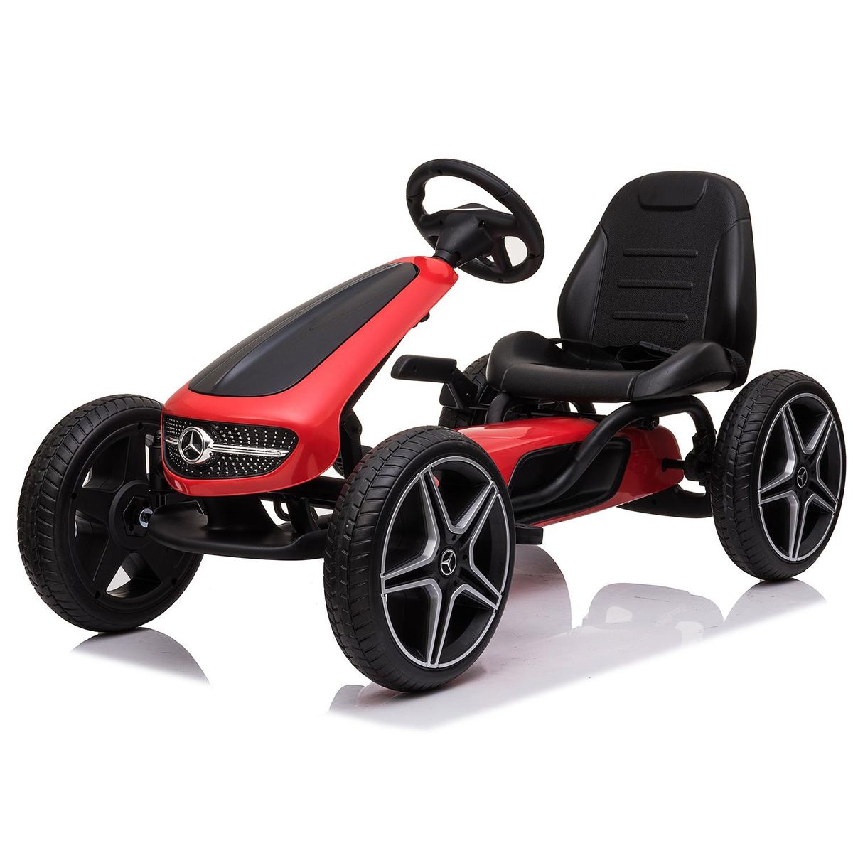 KIDSCOOL - Go kart Licencia Mercedes Benz Rojo Desde 3 meses