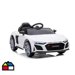 KIDSCOOL - Auto Spyder blanco R8 A300 bateria 12V