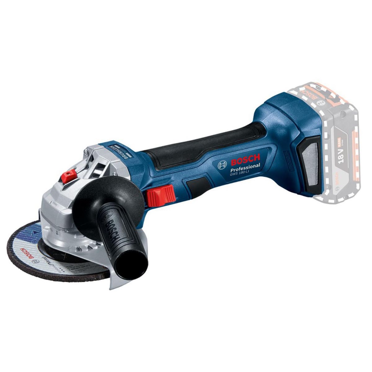 BOSCH - Esmeril angular inalámbrico 5" 18V sin batería