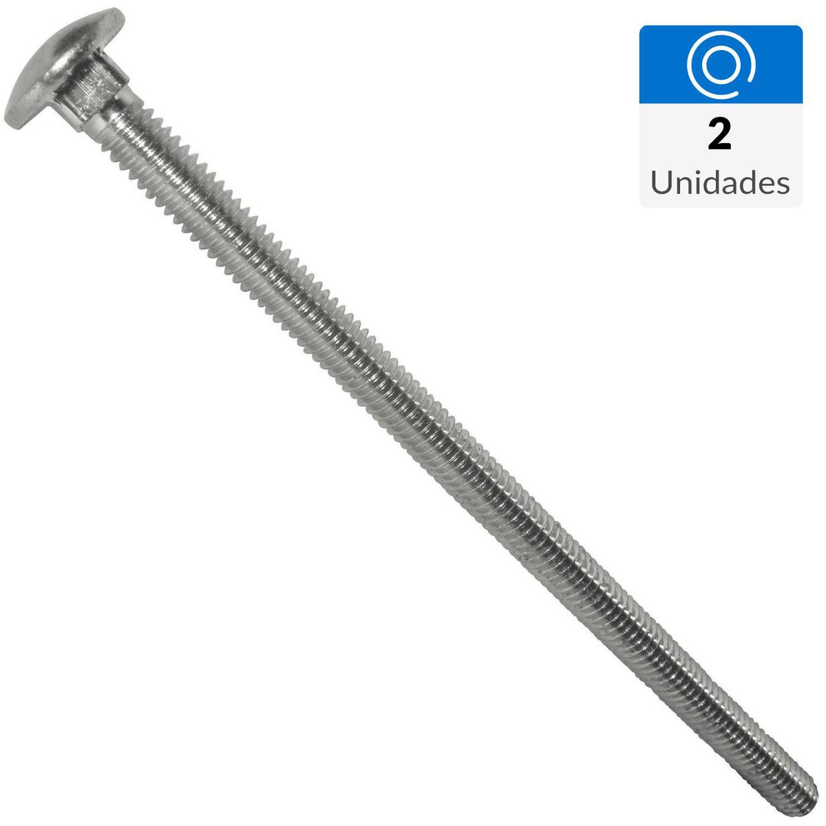 FIXSER - Perno coche 5/16" x 5" 2 unidades