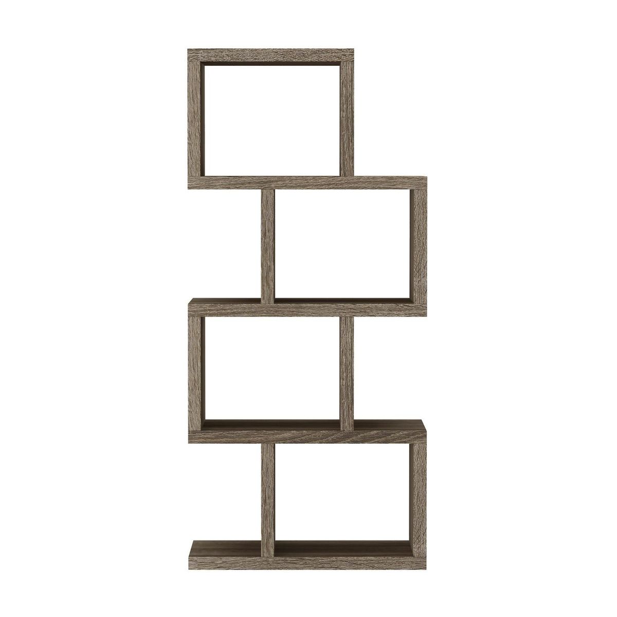 VEKKAHOME - Estante Sam Aglomerado 3 Nivel(es) 29x120x55 cm Café