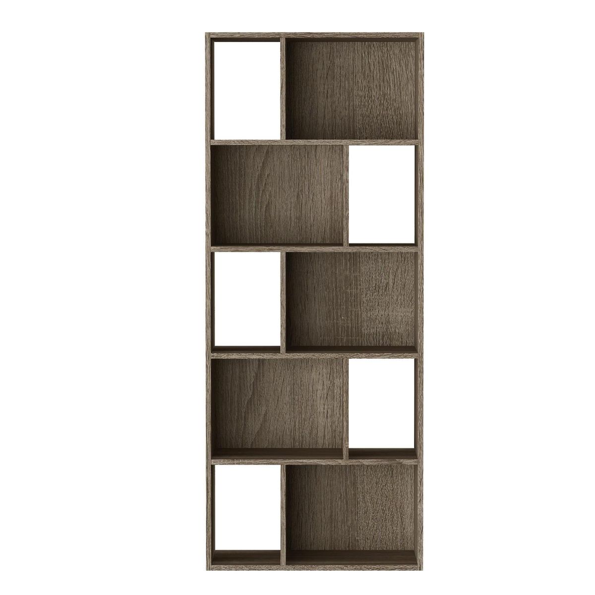 VEKKAHOME - Estante Kane Aglomerado 4 Nivel(es) 30.2x149x60.2 cm Café