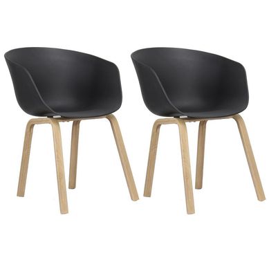 Silla Negro 75x44x43 cm Camati