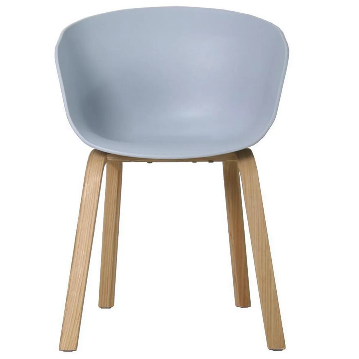 VEKKAHOME - Silla Joko Gris 75x44x43 cm