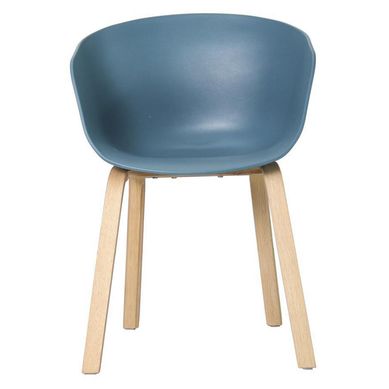 Silla Azul petroleo 75x44x43 cm Power