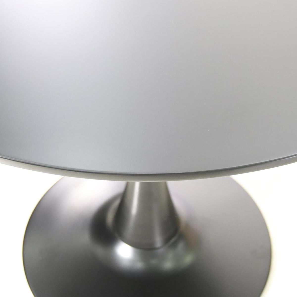 VEKKAHOME - Mesa de Comedor Plant Negro 90x72x90 cm