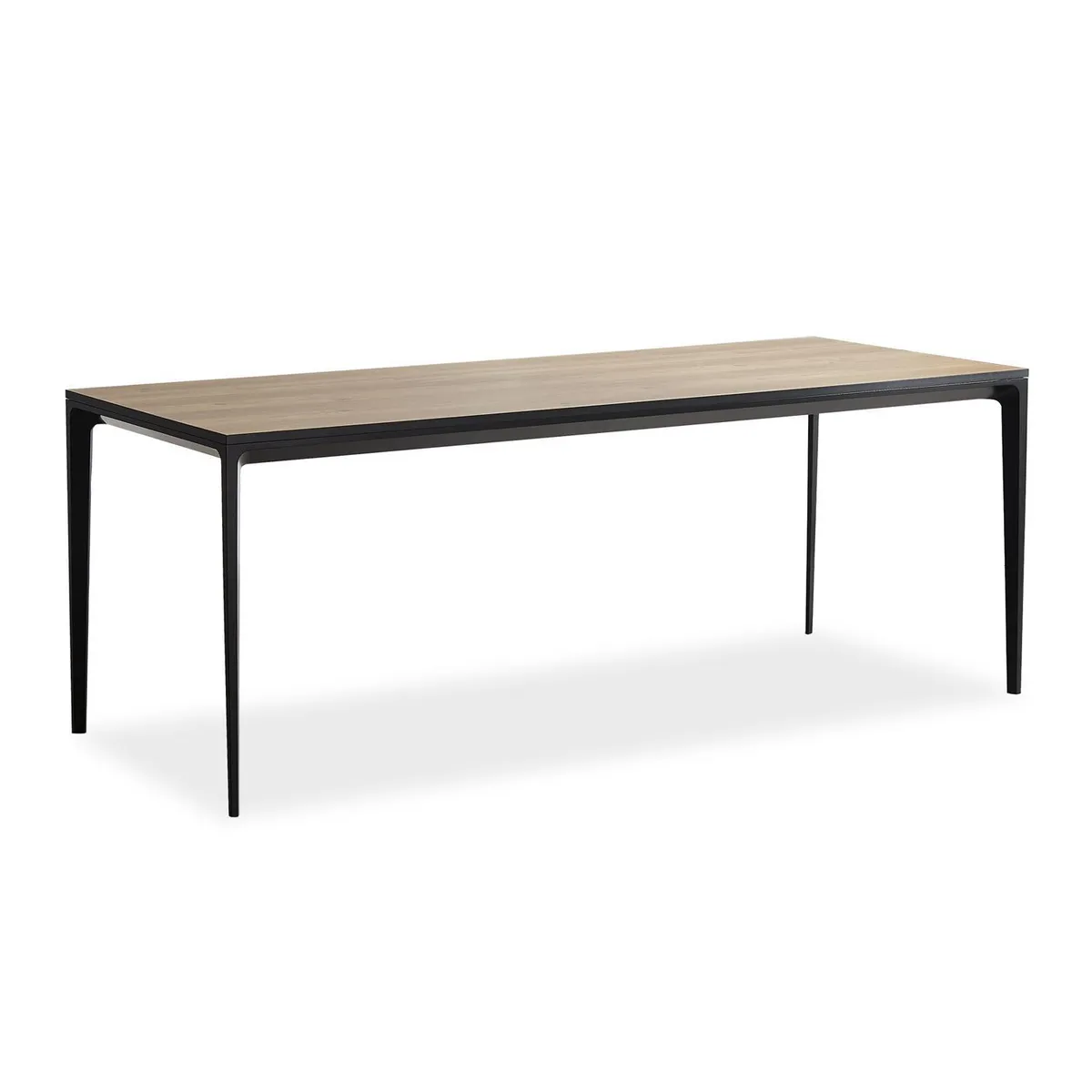 VEKKAHOME - Mesa de comedor Café/negro