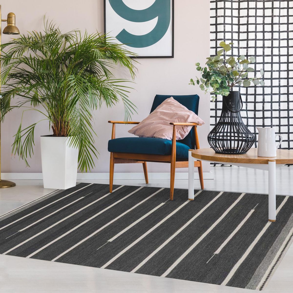 DIB - Alfombra Kelim Colors 230X330 27309 Grey