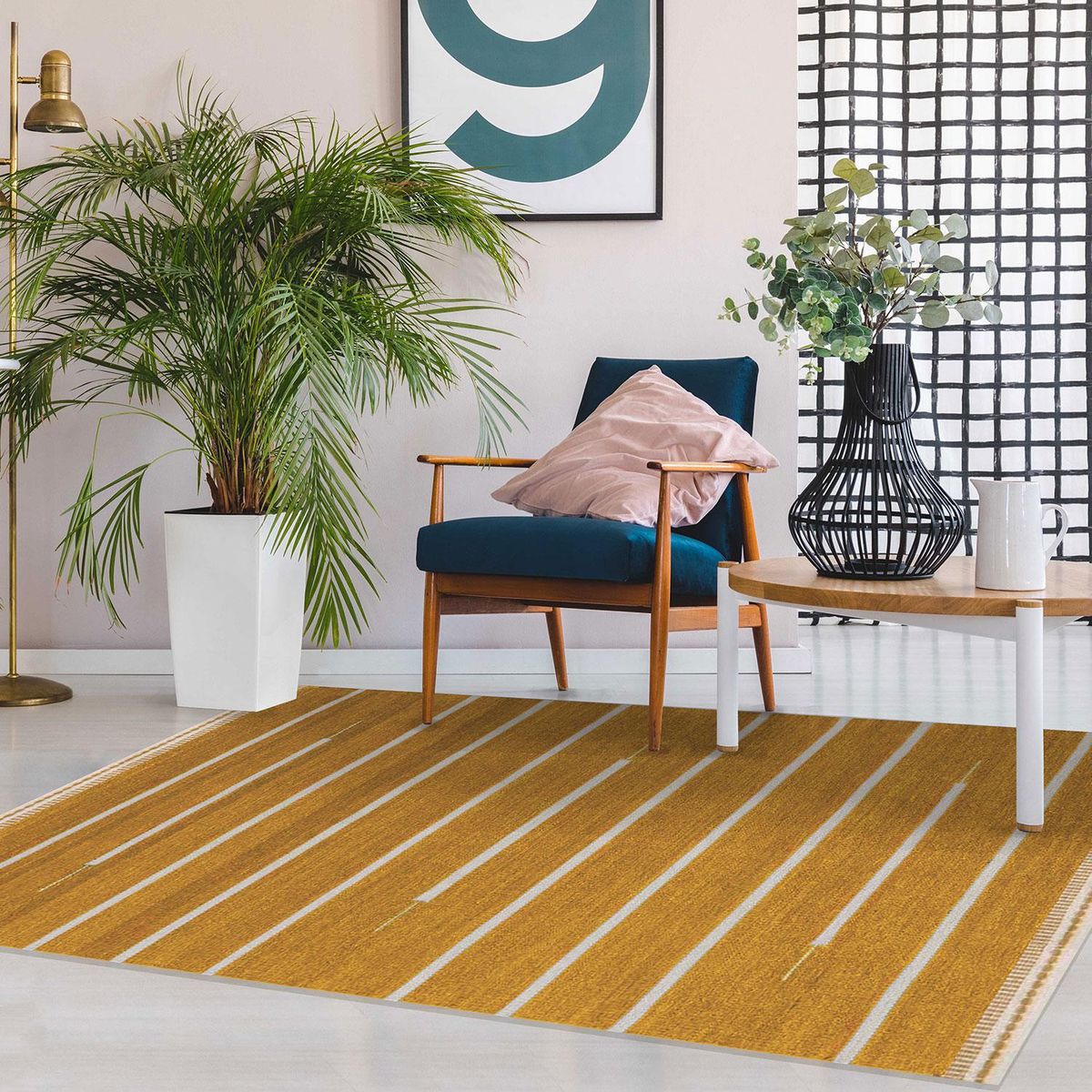 DIB - Alfombra Kelim Colors 160X230 27309 Gold