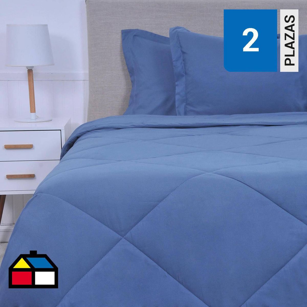 MASHINI - Plumón 2 plazas 817183 Azul 