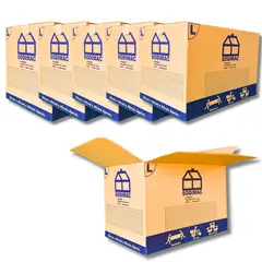 TOPEX - Set de cajas para embalaje 60x40x40 cm 5 unidades