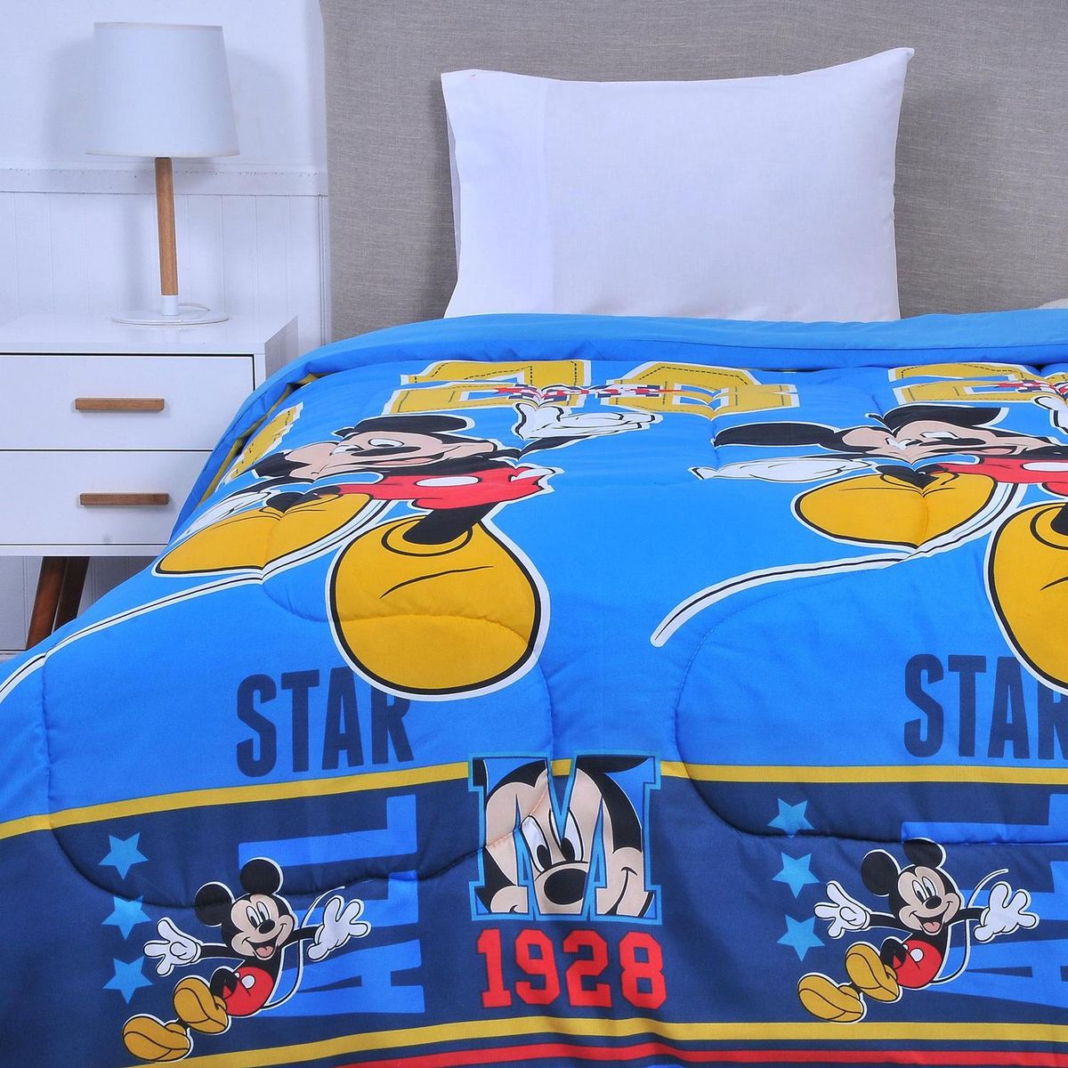 DISNEY - Plumón 1.5 plazas Disney- Mickey Star Multicolor 