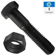 MAMUT - Perno cab.hexagonal g8.unc con tuerca 1/2 x 1 1/4 pavonado 1 unid