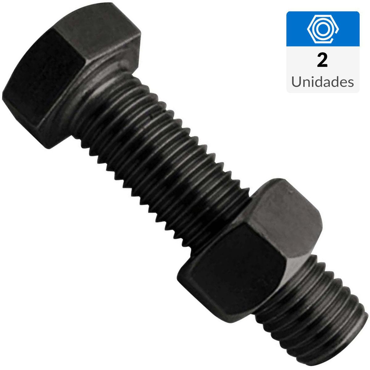 MAMUT - Perno cab.hexagonal g8.unc con tuerca 3/8 x 1 1/4 pavonado 2 unid