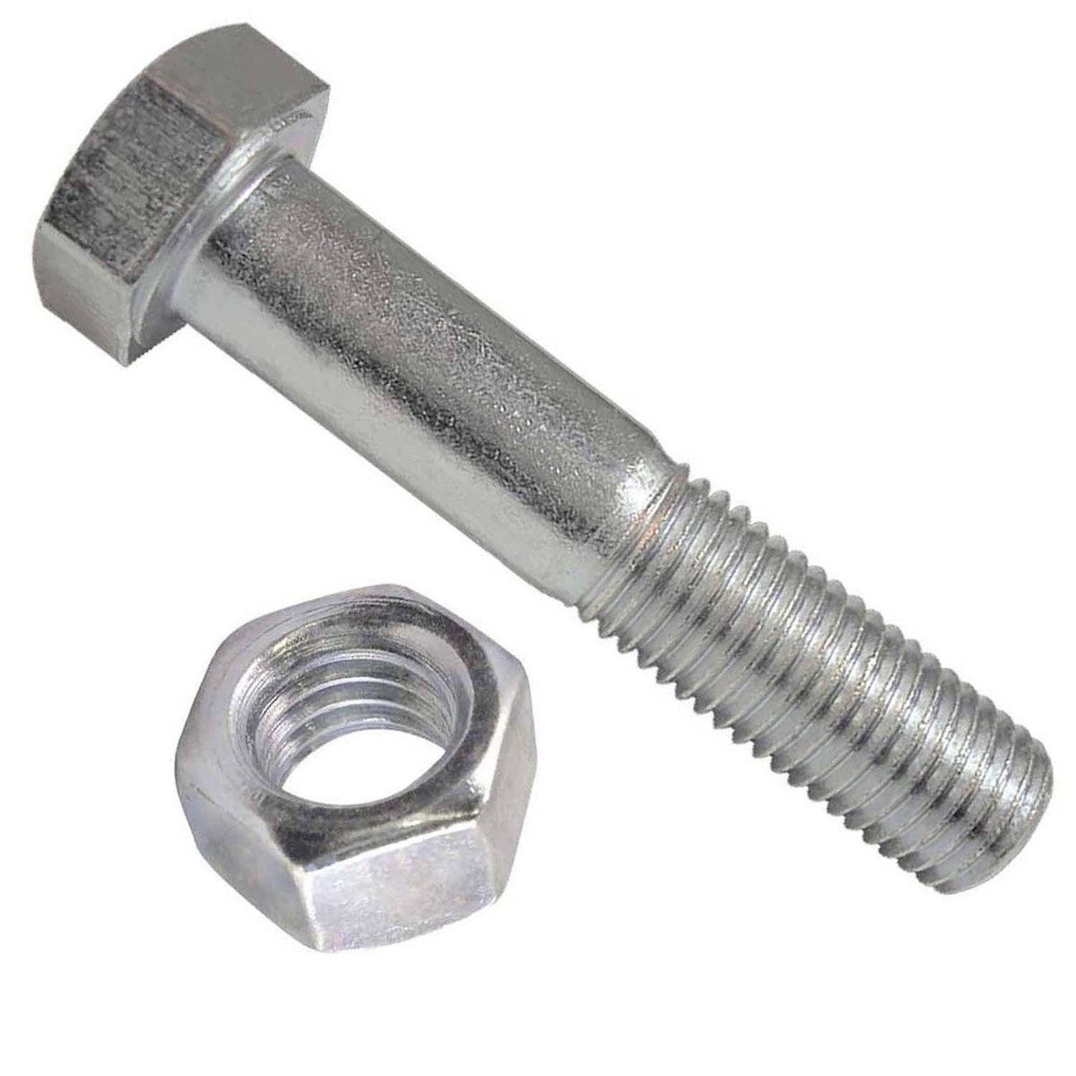 MAMUT - Perno hexagonal métrico 8.8 c/tuerca M12 x 40  mm zincado 1 unid