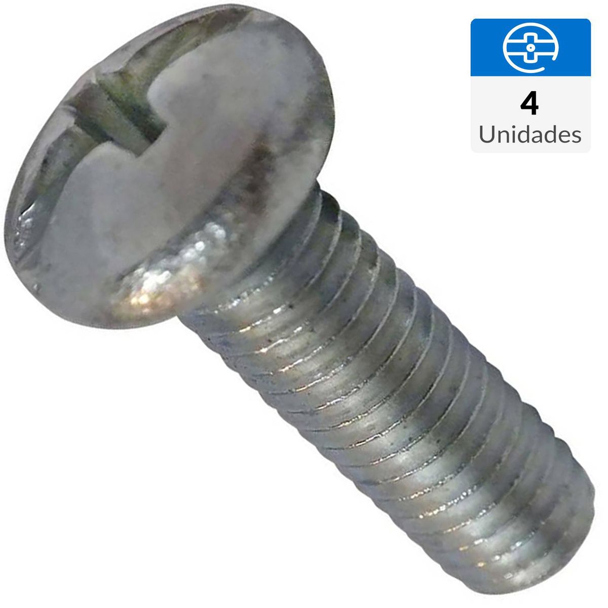 MAMUT - Perno cabeza pan métrica M5-0.8x50 mm zincada 4 unid