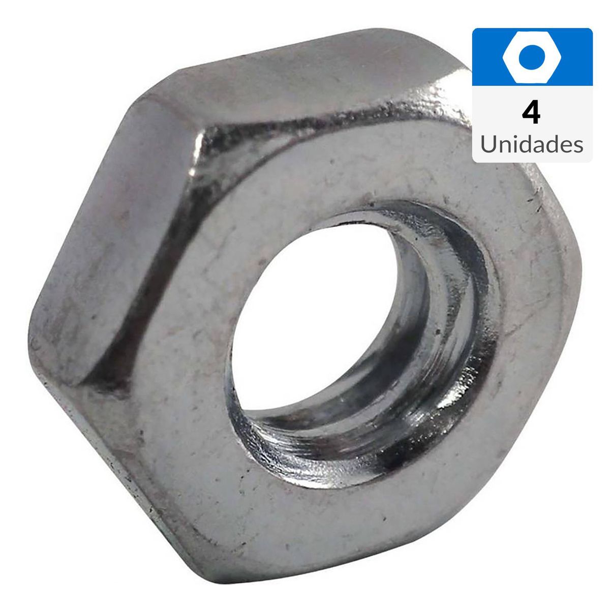 MAMUT - Tuerca coc.hexagonal métrica M6-1.0 zincada 4 unid