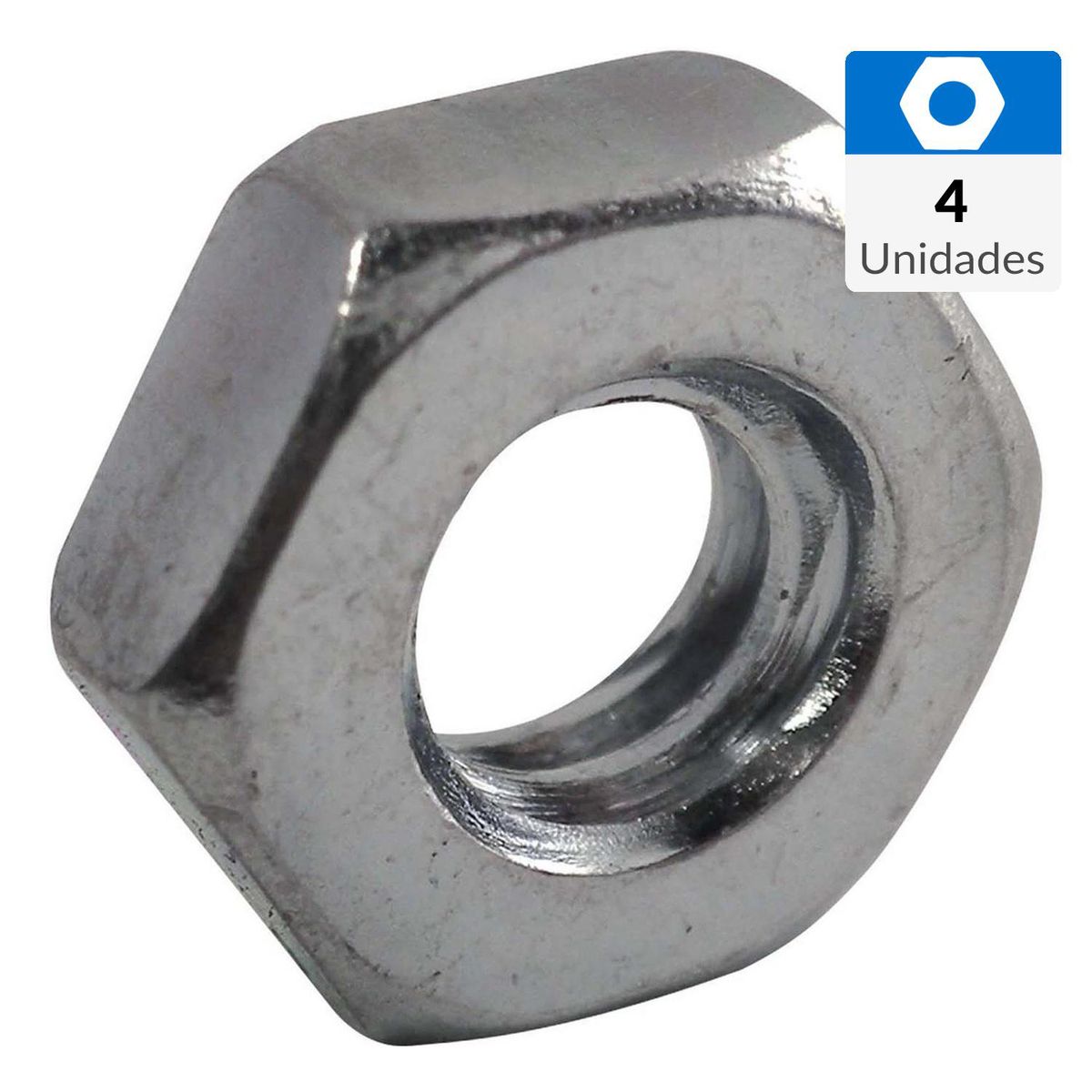 MAMUT - Tuerca coc.hexagonal métrica M5-0.8 zincada 4 unid
