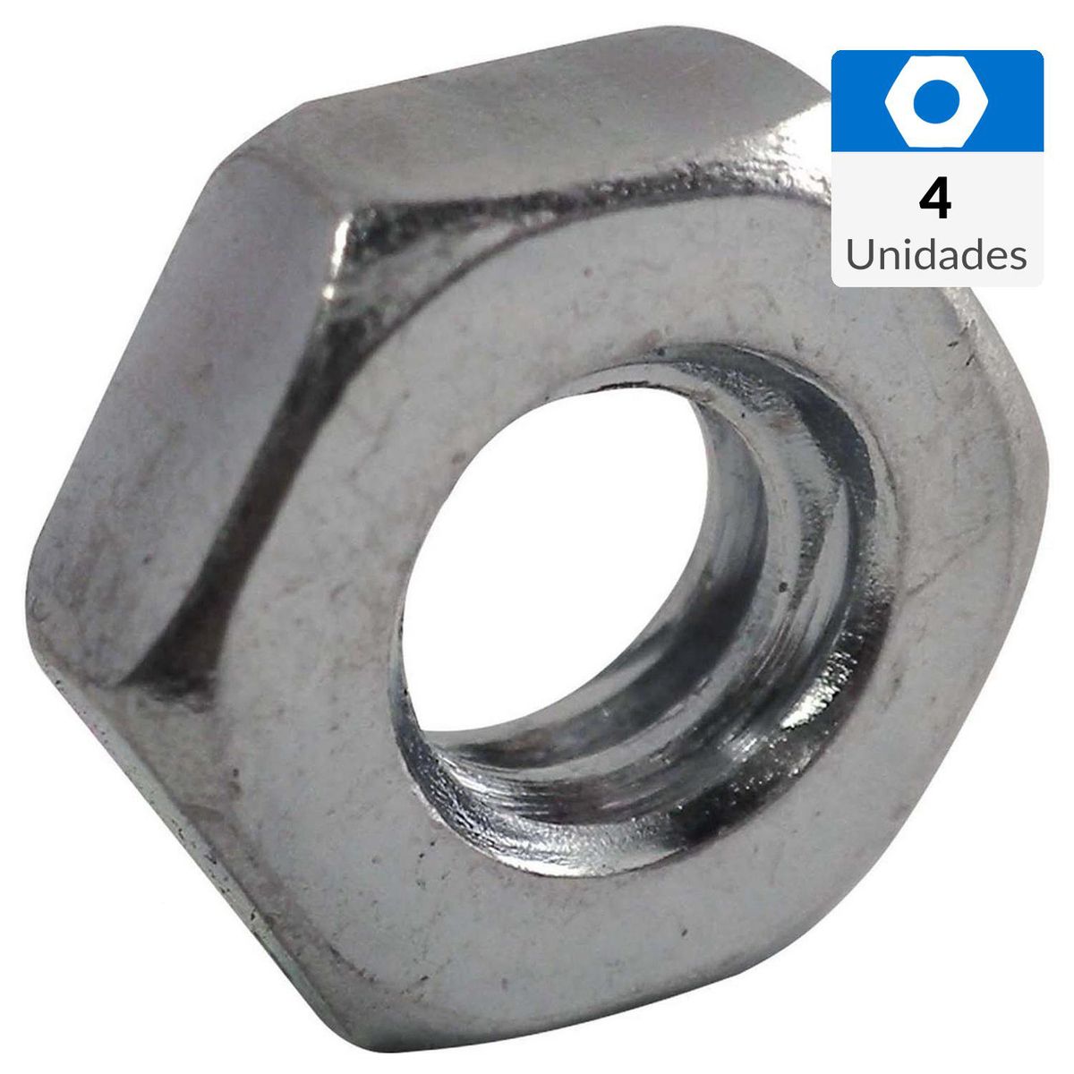 MAMUT - Tuerca coc.hexagonal métrica M3-0.5 zincada 4 unid