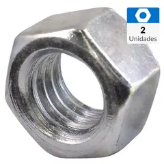 MAMUT - Tuerca hexagonal métrica clase 8 M10-1.50 zincada 2 unid