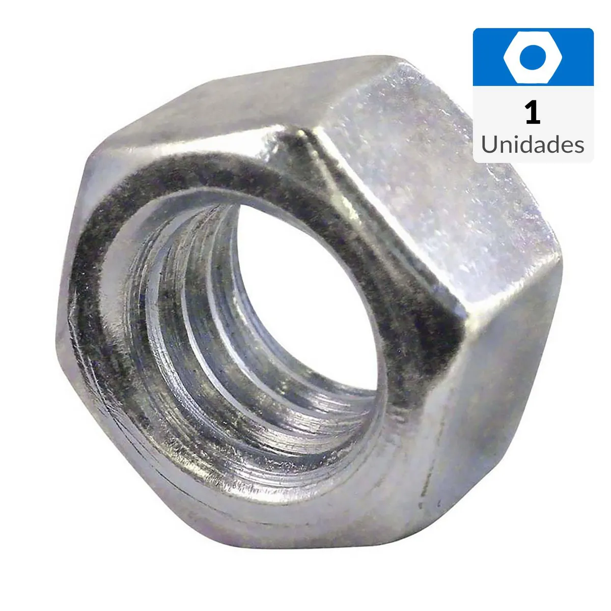 MAMUT - Tuerca hexagonal métrica clase 8 M12-1.75 zincada 1 unid